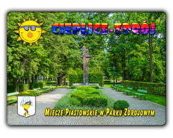 Magnes elastyczny 65x90 CIEPLICE-ZDRÓJ Miecze Piastowskie w Parku Zdrojowym